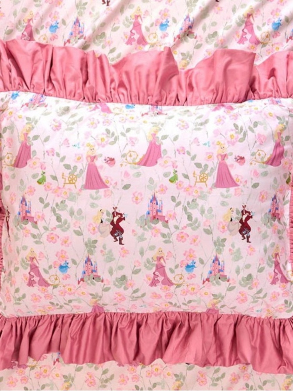 ISO 1 ruffled Aurora sham posh peanut